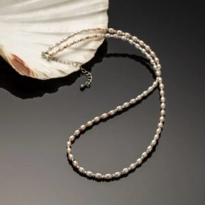 Бусы «Жемчужный Стиль» майорика + гематит