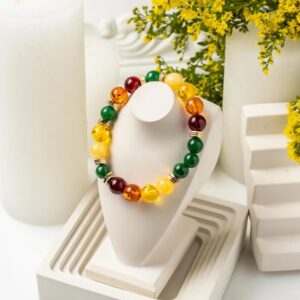 Браслет из Янтаря и Агата