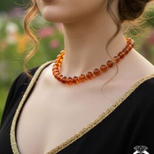Колье бусы из Янтаря
