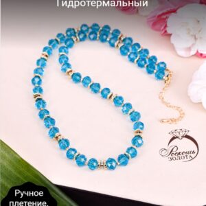 Колье топаз гидротермальный